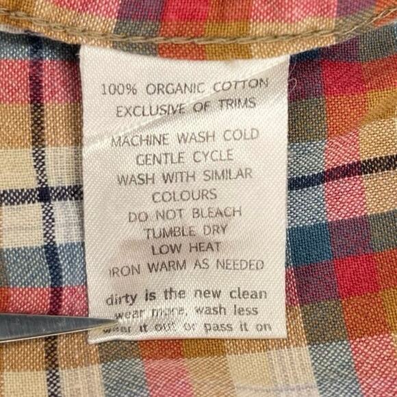 Horny Toad Plaid Smythy Button Up Shirt Size XL - Picture 9 of 10